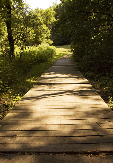 Corbett's Glen Nature Park Trail pathway.